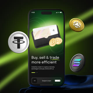 Interfaccia di trading CardinQuota visualizzata su un dispositivo mobile